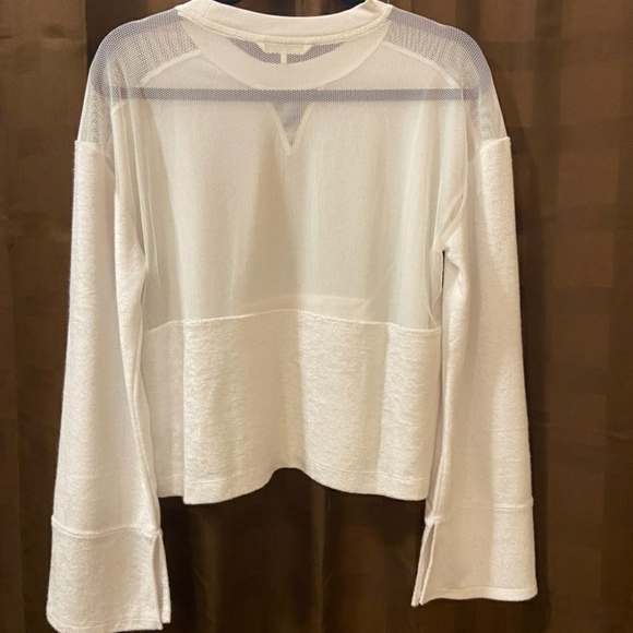 *NWT! C&C California FRENCH TERRY MESH PULL OVER SHIRT COVER UP TOP SIZE LARGE - Picture 3 of 9